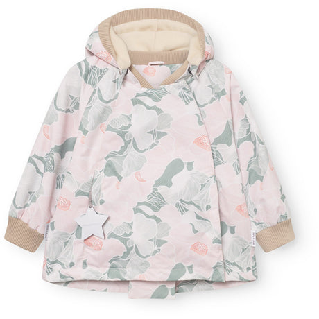 Mini A ture Print Petal Topography Matwiami Fleece Lined Jacket. Grs