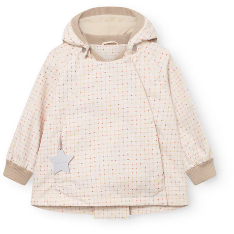 Mini A ture Print Crayon Grid Matwiami Fleece Lined Jacket. Grs