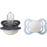 Bibs Iron Glow/Baby Blue Glow Sut Supreme 2-Pak Silikone