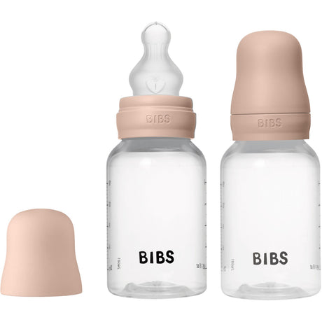 Bibs Blush Baby Flaske Round Silikone 2-Pak 150 Ml Slow Flow