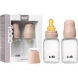 Bibs Blush Baby Flaske Round Latex 2-Pak 150 Ml Slow Flow