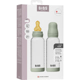 Bibs Sage Glass Baby Flaske Round Latex 2-Pak 240 Ml Medium Flow