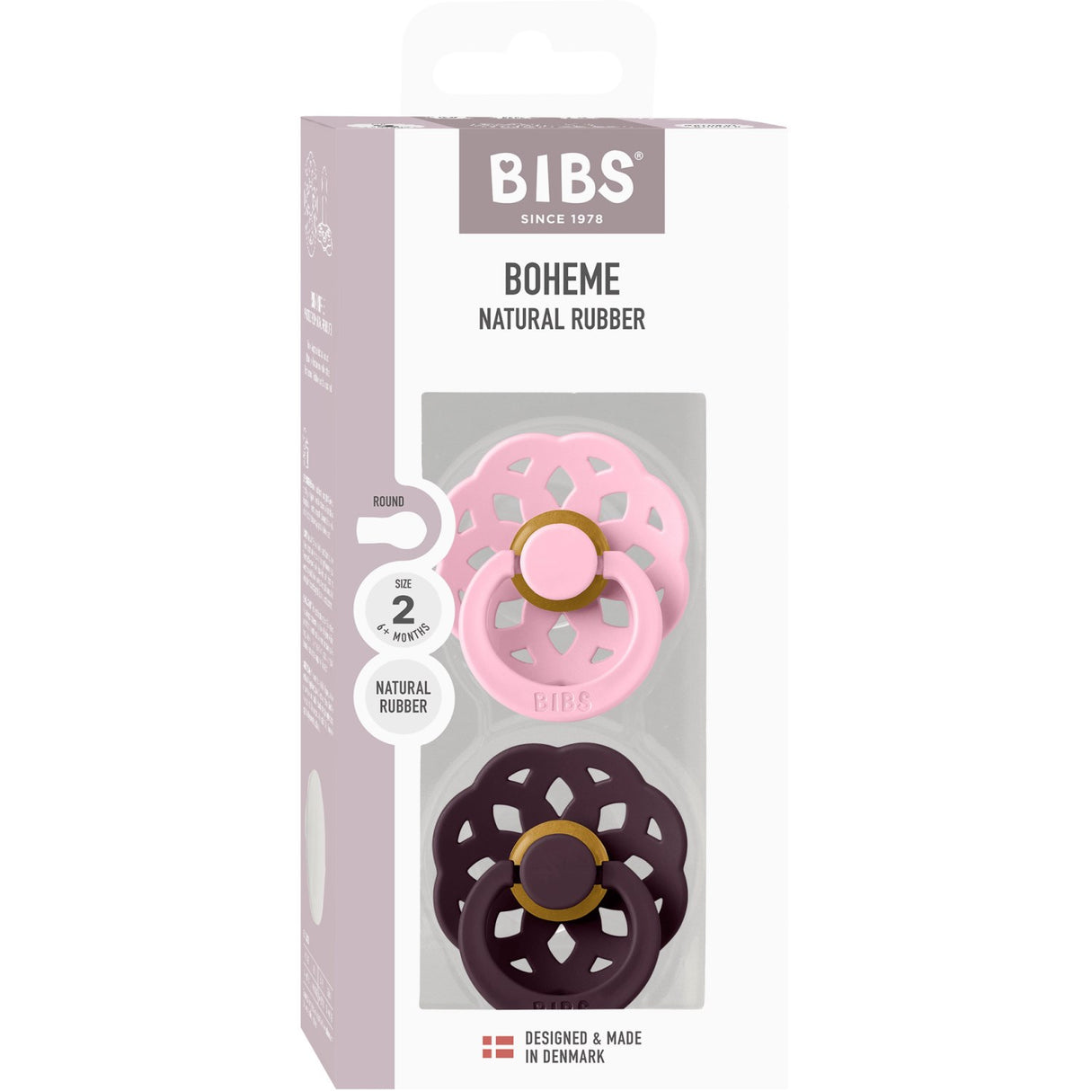 Bibs Pink/Plum Sut Boheme 2-Pak Latex