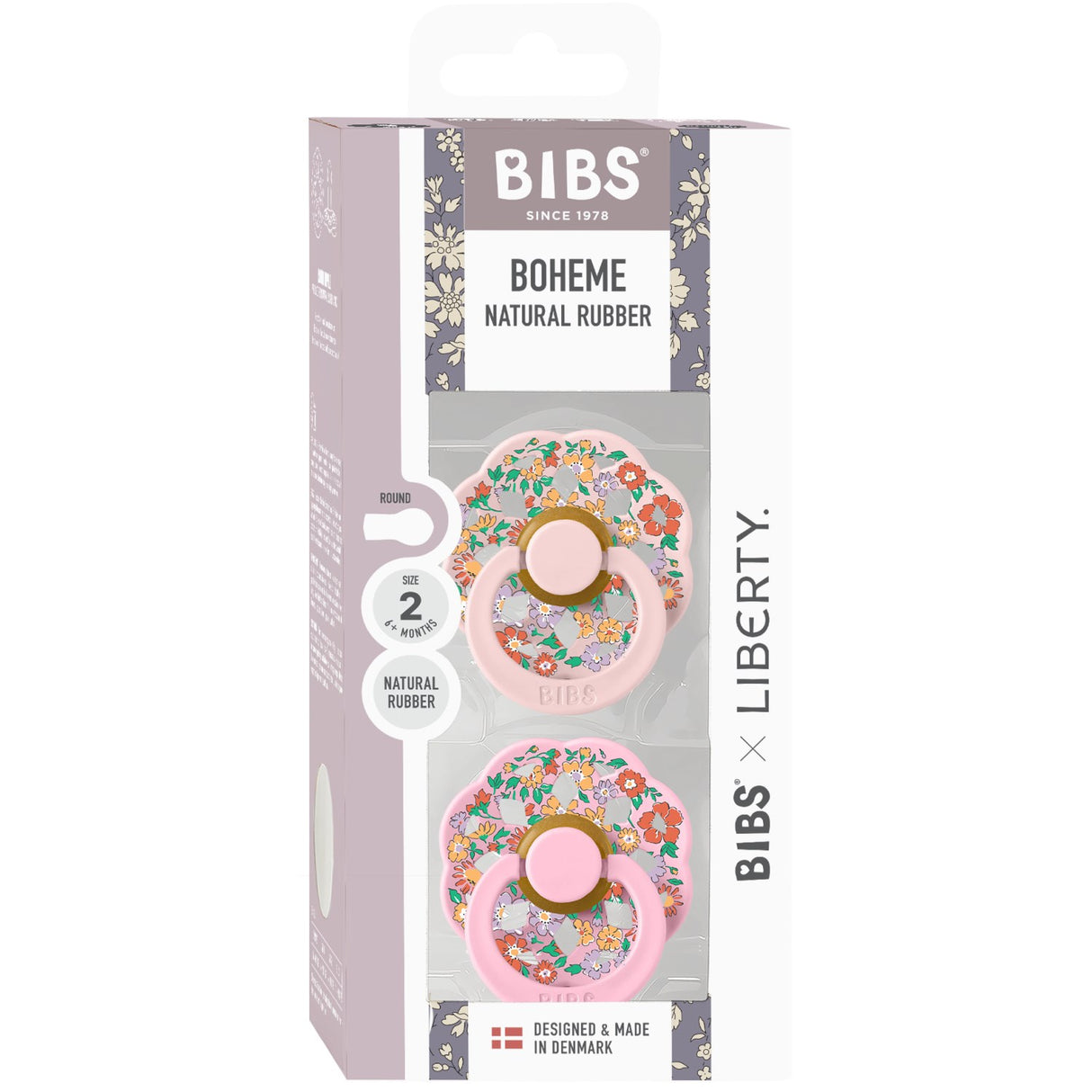 Bibs X Liberty Blossom Mix Sut Boheme 2-Pak Oscar Meadow Latex