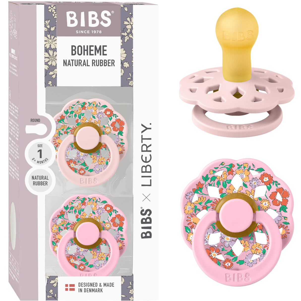Bibs X Liberty Blossom Mix Sut Boheme 2-Pak Oscar Meadow Latex
