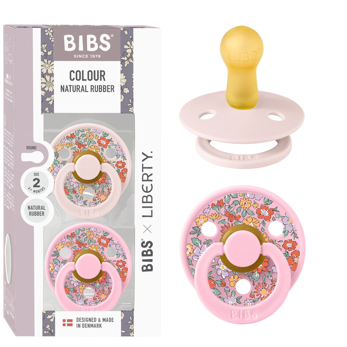 Bibs X Liberty Petal Mix Sut Colour 2-Pak Oscar Meadow Latex