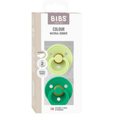Bibs Matcha/Cactus Sut Colour 2-Pak Anatomical Latex