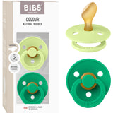 Bibs Matcha/Cactus Sut Colour 2-Pak Anatomical Latex