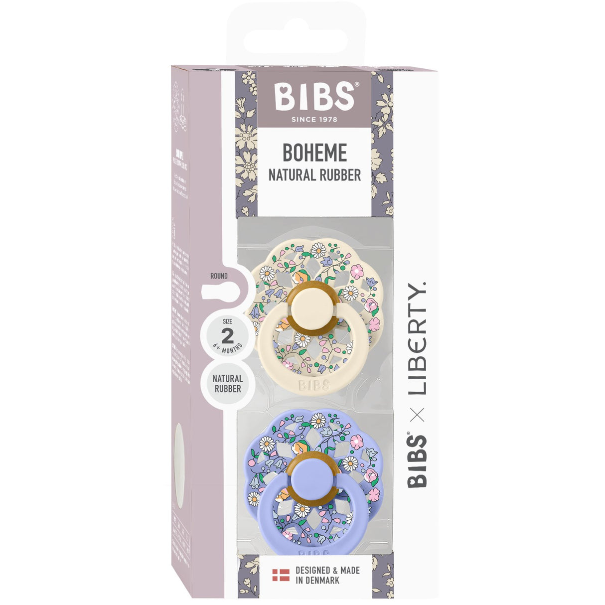 Bibs X Liberty Ivory Mix Sut Boheme 2-Pak Chloe Meadow Latex