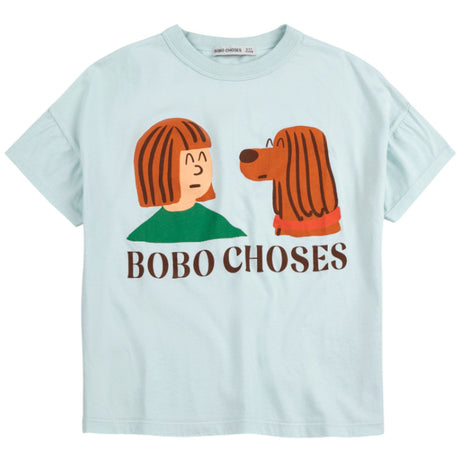 Bobo Choses Light Blue Friends In A Pickle T-Shirt