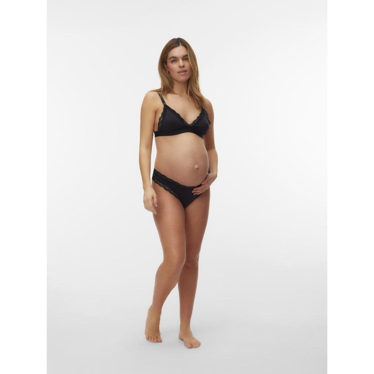 Mama;licious Black Black Mlreece Trusser 2-P