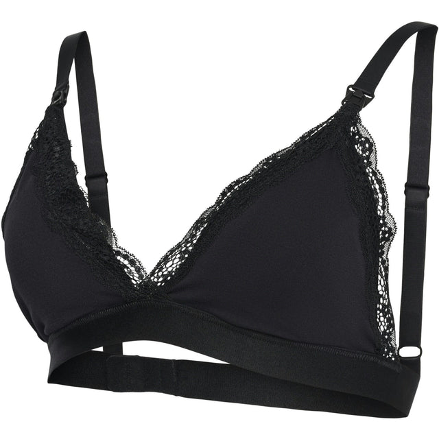 Mama;licious Black Mlreece Feed Me Bra 2F