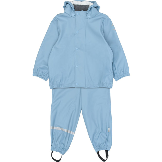 Mikk-Line Faded Denim Pu Rain Sæt W/O Susp.