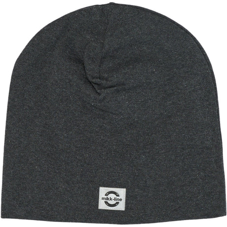 Mikk-Line Dark Grey Melange Bomuld Hue - Solid