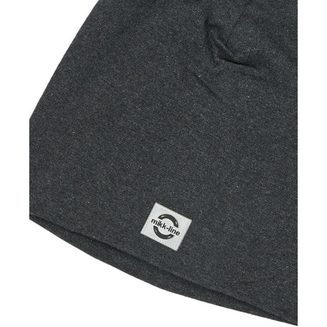 Mikk-Line Dark Grey Melange Bomuld Hue - Solid