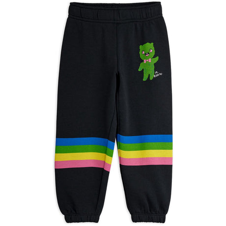 Mini Rodini Black Alien Stripe Sp Sweatpants