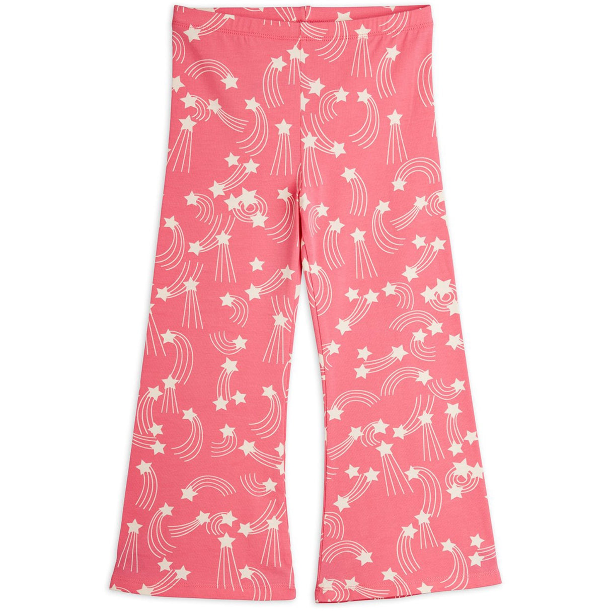 Mini Rodini Pink Starfall AOP Flared Trousers