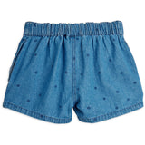 Mini Rodini Blue Lw Denim Dots AOP Shorts 2