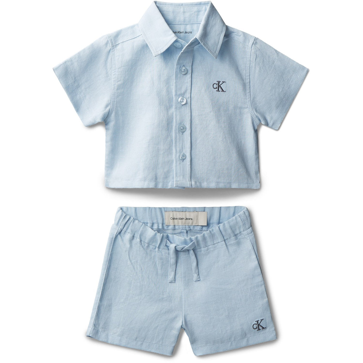 Calvin Klein Breezy Blue Woven Kort Sæt