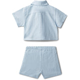 Calvin Klein Breezy Blue Woven Kort Sæt