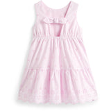 Tommy Hilfiger Pearly Pink Lg Broderie Anglaise Sløjfe Kjole