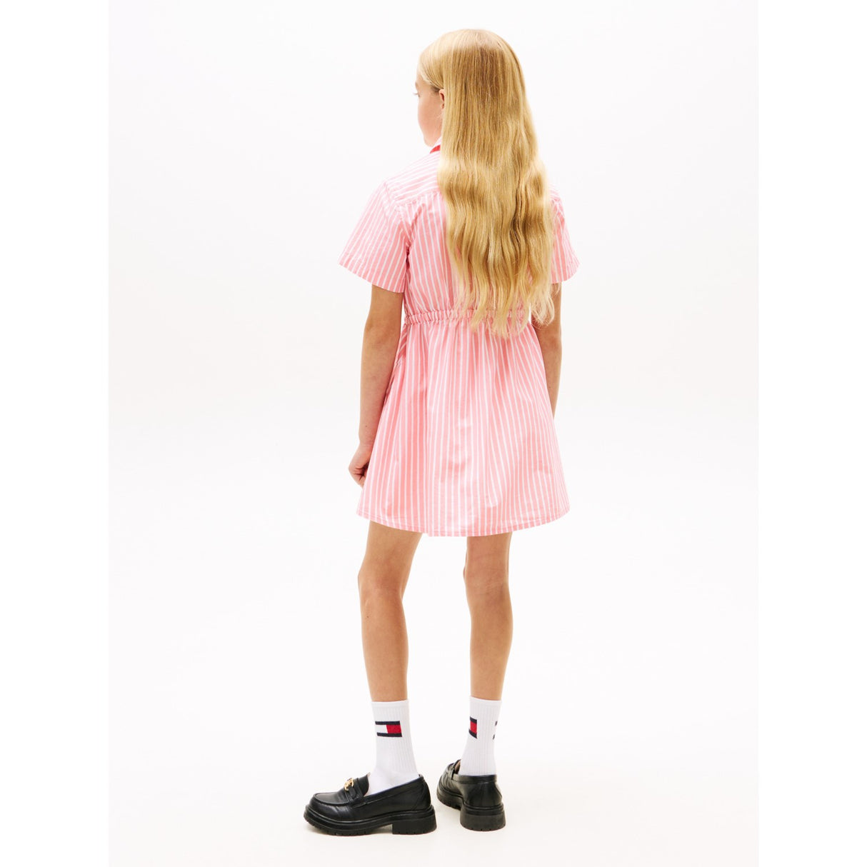 Tommy Hilfiger Tropical Blush Stripes Poplin Stripes Skjorte Kjole
