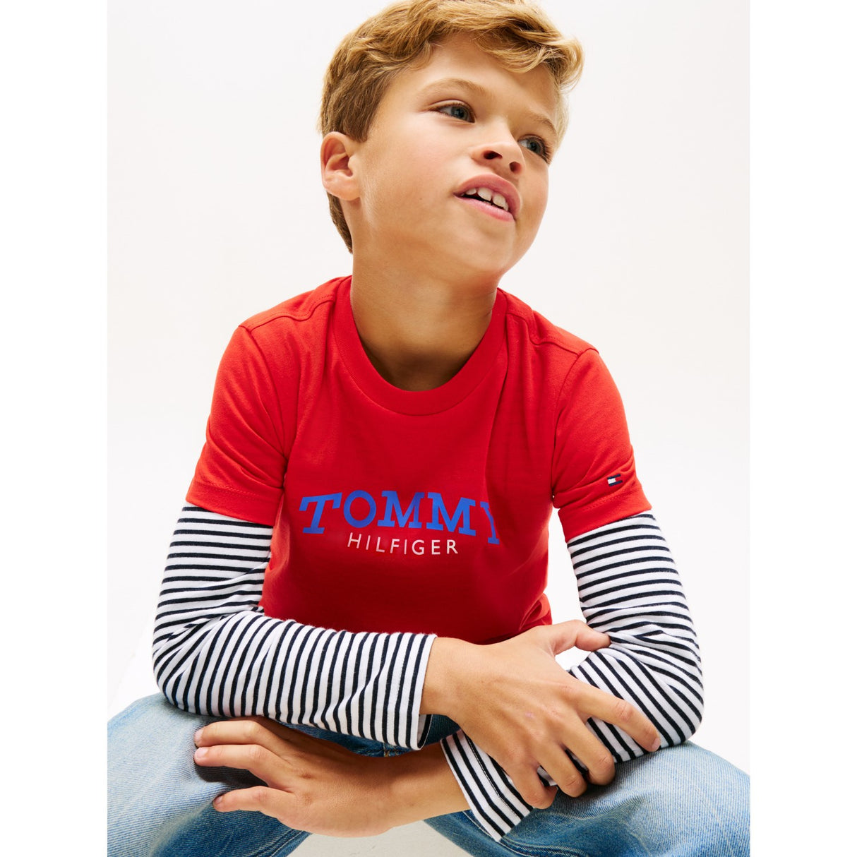 Tommy Hilfiger Rapid Red Monogram Graphic T-Shirt