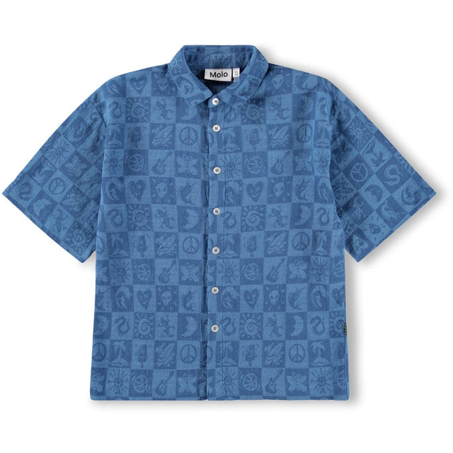 Molo Symbol Check Richie Bluse