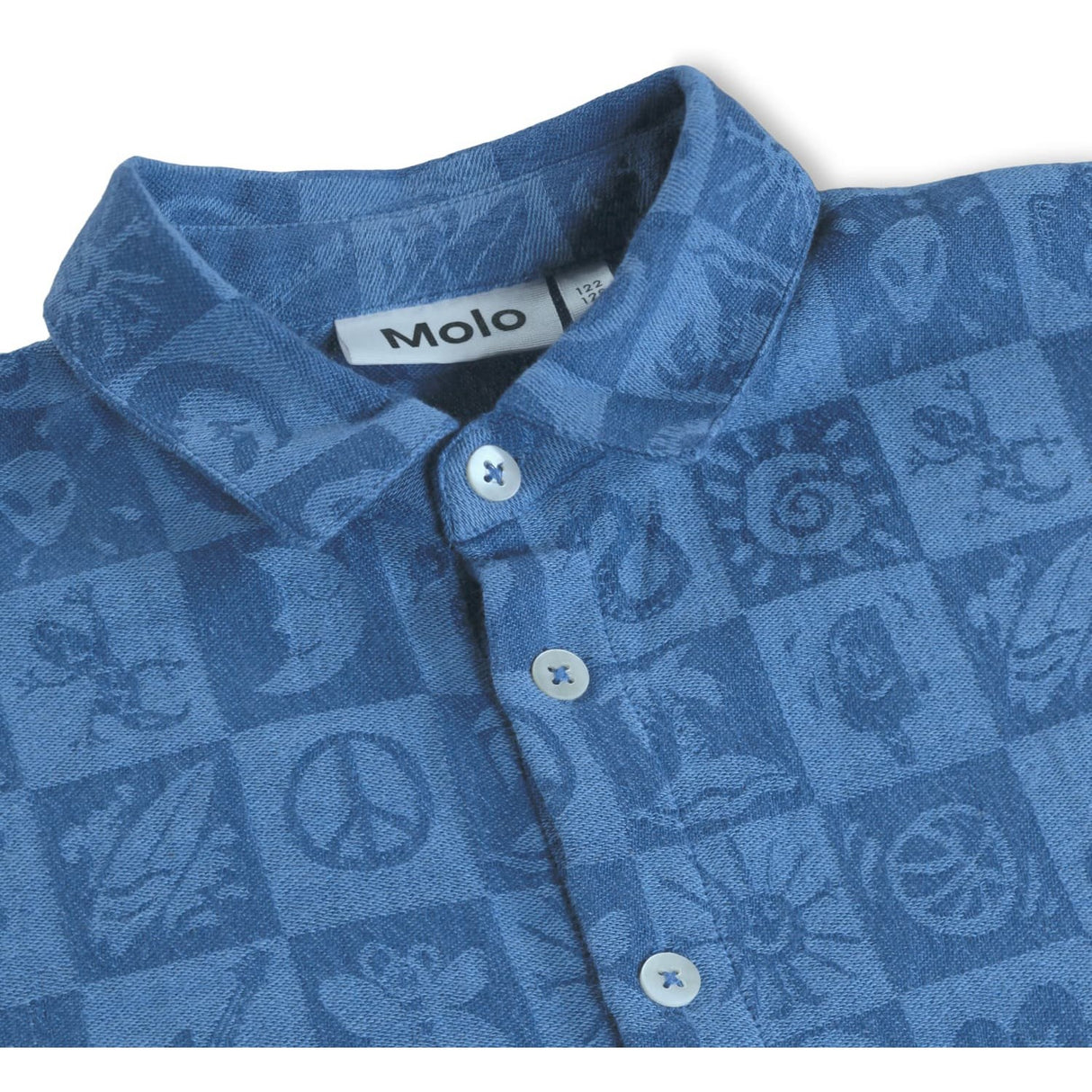 Molo Symbol Check Richie Bluse