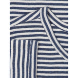 Serendipity Navy/Offwhite Slim Bluse Stripe