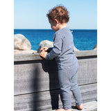 Serendipity Navy/Offwhite Baby Leggings Stripe