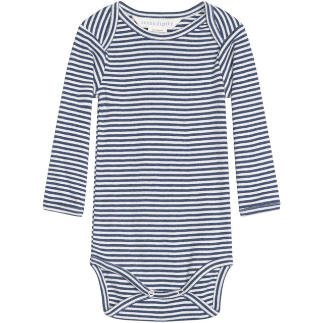 Serendipity Navy/Offwhite Baby Body Stripe