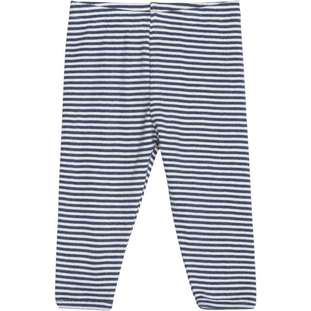 Serendipity Navy/Offwhite Baby Leggings Stripe