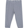 Serendipity Navy/Offwhite Baby Leggings Stripe