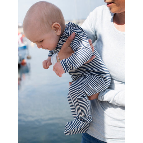 Serendipity Navy/Offwhite Baby Dragt Stripe