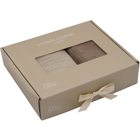 We Are Bitte Clay / Earth Muslin 2-Pak Gaveæske