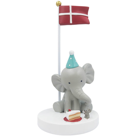 Kids by Friis Bordflag, Elefant Med Mus Og Kage