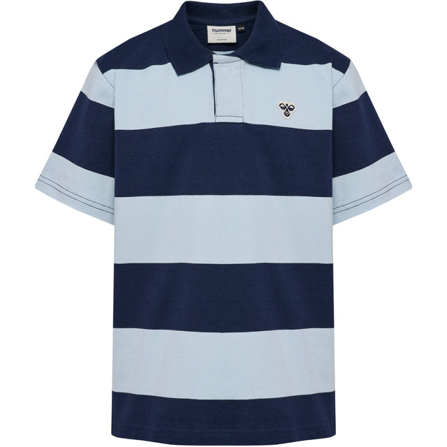 Hummel Dress Blues Jr Loose Striped Polo S/S Bee