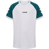 Hummel White Jr Stripe T-Shirt S/S