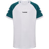 Hummel White Jr Stripe T-Shirt S/S