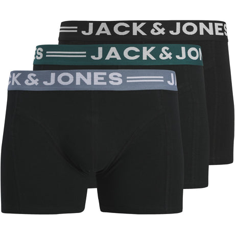 Jack & Jones Junior Black Sense Trunks 3-Pak Noos Jnr