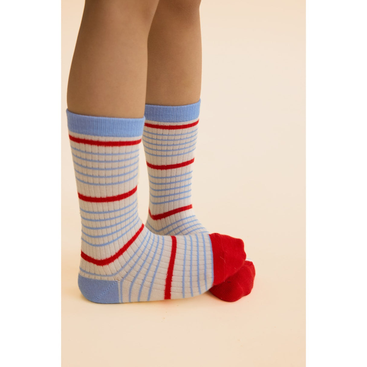 Flöss Blue Stripe Mix 2-pack Vilde Strømper 2-pack