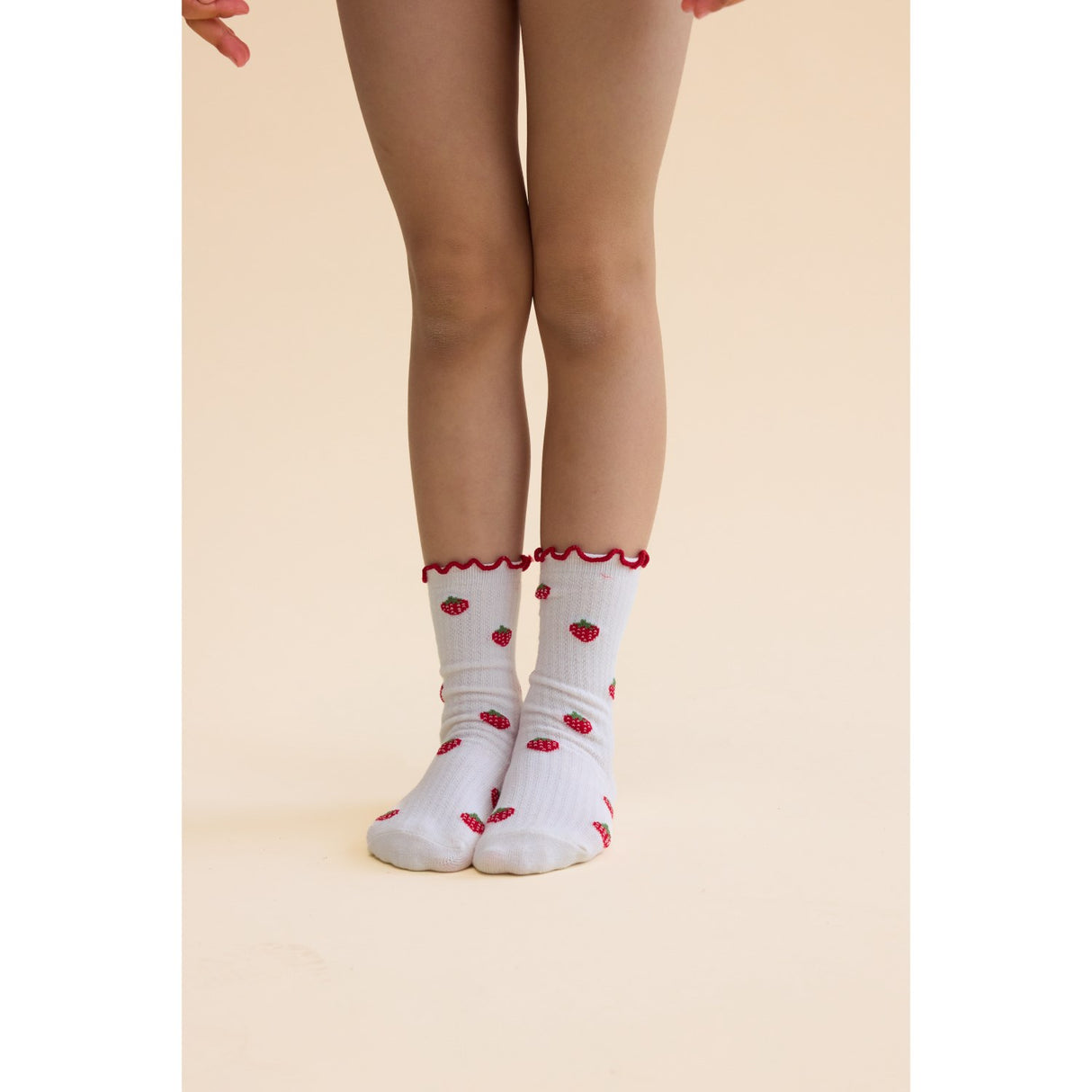 Flöss Pointelle Berry 2-pack Vigga Strømper 2-pack