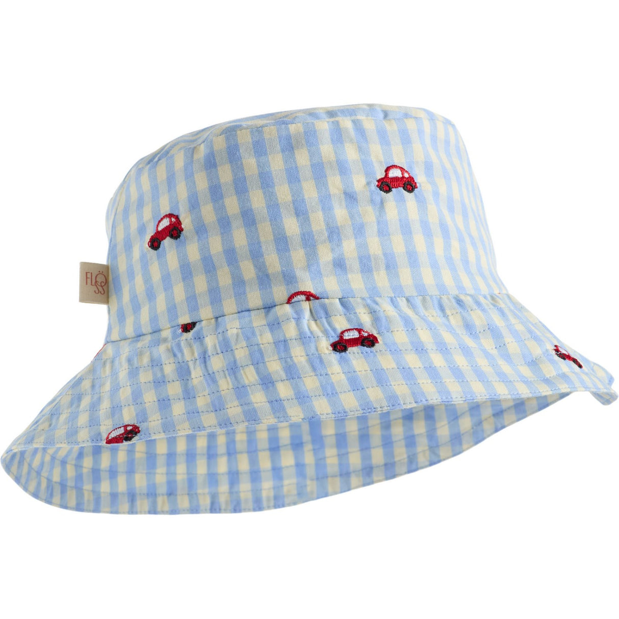 Flöss Blue Gingham Albert Bøllehat