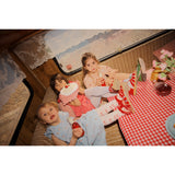 Flöss Berry/bow Gingham Dolly Sløjfe Kjole
