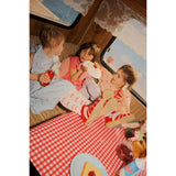 Flöss Berry/bow Gingham Dolly Sløjfe Kjole