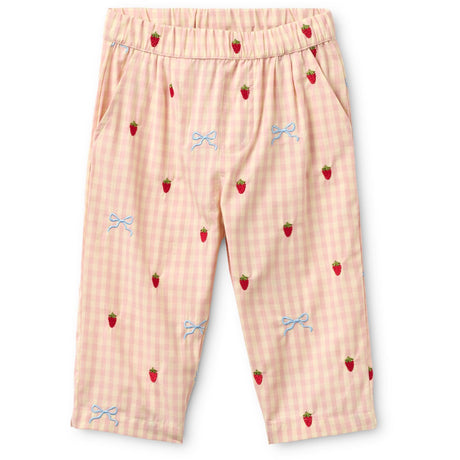 Flöss Berry/bow Gingham Dolly Sløjfe Bukser
