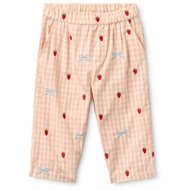 Flöss Berry/bow Gingham Dolly Sløjfe Bukser