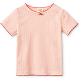 Flöss Soft Rose Liva SS Pointelle T-Shirt