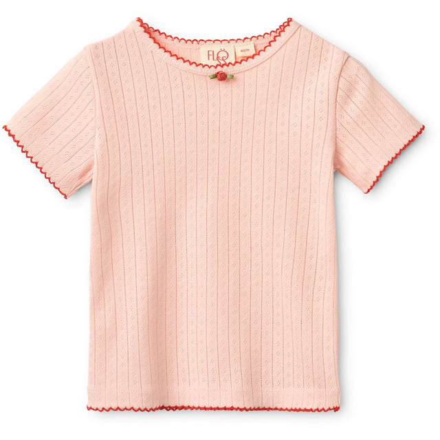 Flöss Soft Rose Liva SS Pointelle T-Shirt